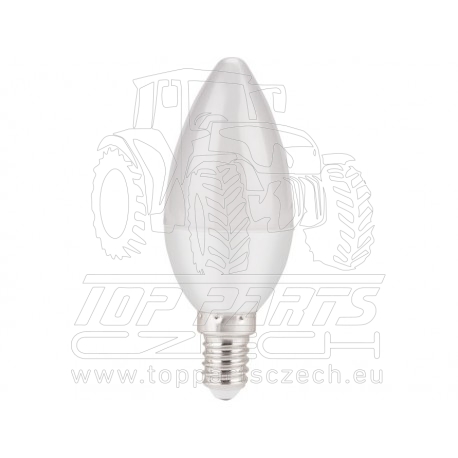 žárovka LED svíčka, 5W, 450lm, E14, denní bílá