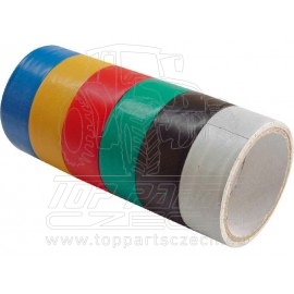 pásky izolační PVC, sada 6ks, 19mm x 18m (3m x 6ks)