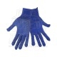 rukavice z polyesteru s PVC terčíky na dlani, velikost 9"