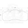 DESTIČKY BRZDOVÉ TEXTAR 29173 VOLVO,RENAULT MIDLUM