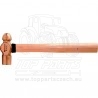Nejiskřiv&eacute; kladivo s obl&yacute;m nosem d&eacute;lka 340mm 950g Kennedy