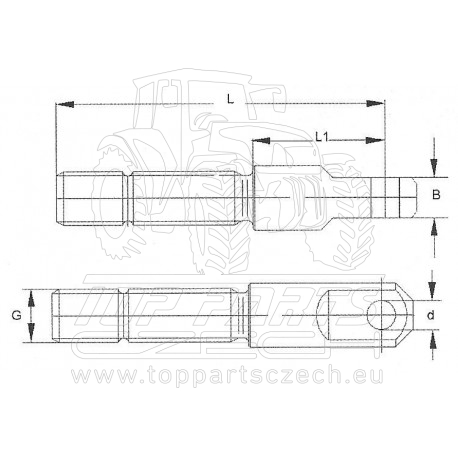 Hlava ojnice 129mm