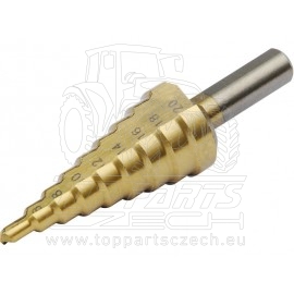 vrták stupňovitý,∅4-20mm, TiN