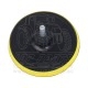 nosič brusných výseků do vrtačky - suchý zip,∅125mm, stopka 8mm