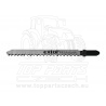 plátky do přímočaré pily 5ks, 75x2,5mm, HCS