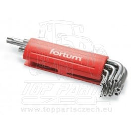 L-klíče TORX vrtané, sada 9ks, TTa10-50mm