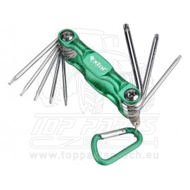 klíče TORX, sada 8ks, T6-25mm