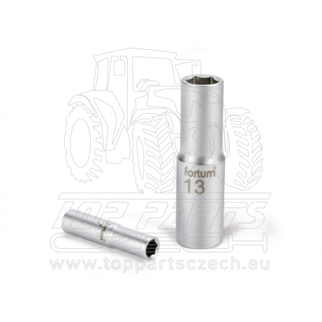 hlavice nástrčná prodloužená, 1/2", 16mm, L 77mm