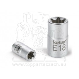 hlavice nástrčná vnitřní TORX, 1/4", E 4, L 25mm