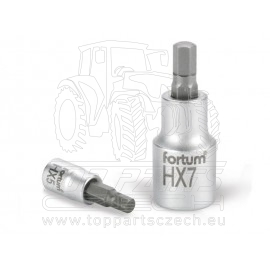 hlavice zástrčná imbus, 1/4", HX 4, L 38mm