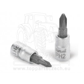 hlavice zástrčná šroubovák PH, 1/4", PH 3, L 37mm