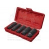 hlavice nástrčné rázové, sada 5ks, 1/2", 17-19-21-24-27mm, L 79mm